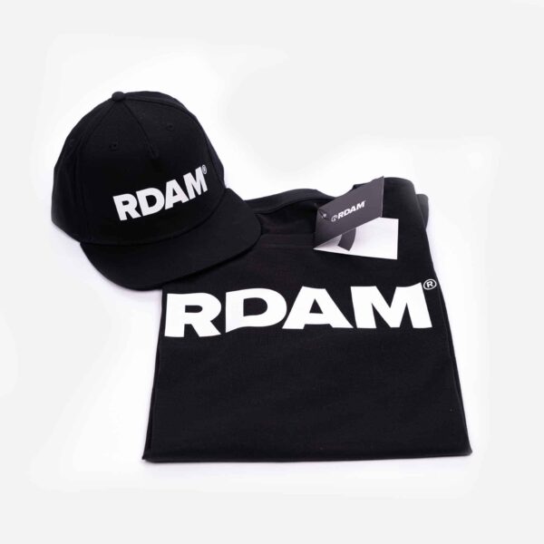 RDAM® Original Set Wit op Zwart | Shirt en Cap