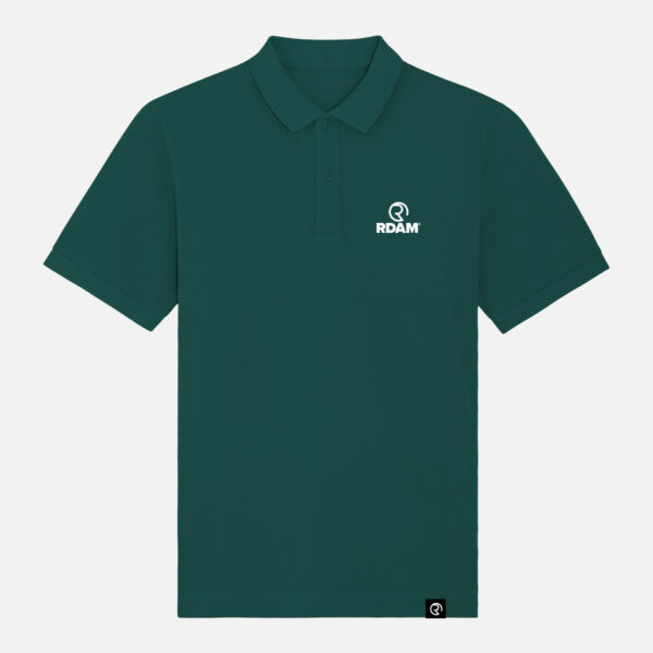 RDAM® | Classic Iconic 3d Wit op Groen | Poloshirt
