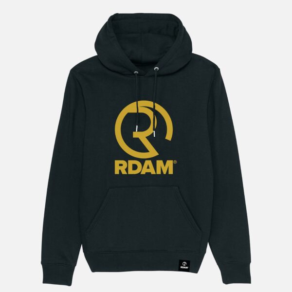 RDAM® | Iconic Yellow op Zwart Flock | Hoodie