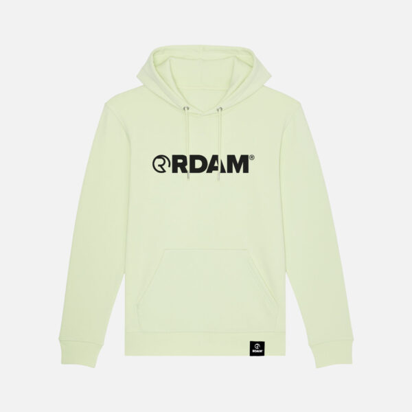 RDAM® | Iconic Essential Zwart op Stem Green | Hoodie