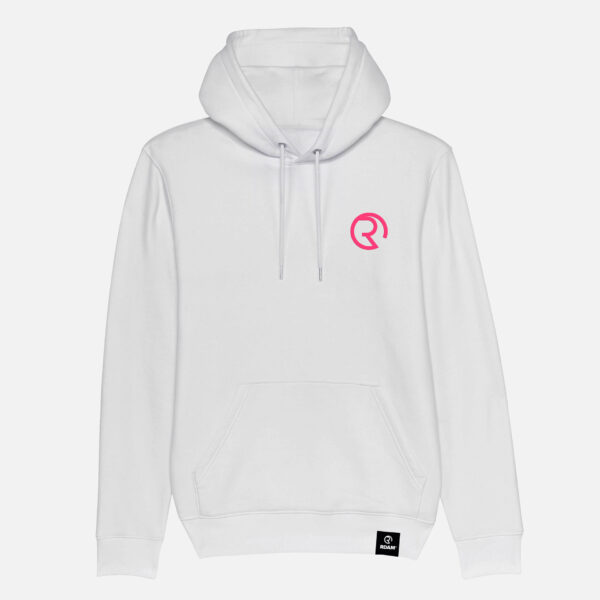 RDAM® | Iconic Neon Pink op Wit | Hoodie