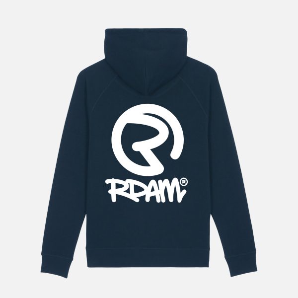 RDAM® | SW Editie Wit op Navy Blue | Hoodie
