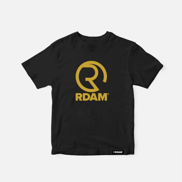 RDAM® | Iconic Yellow op Zwart Flock | Kindershirt