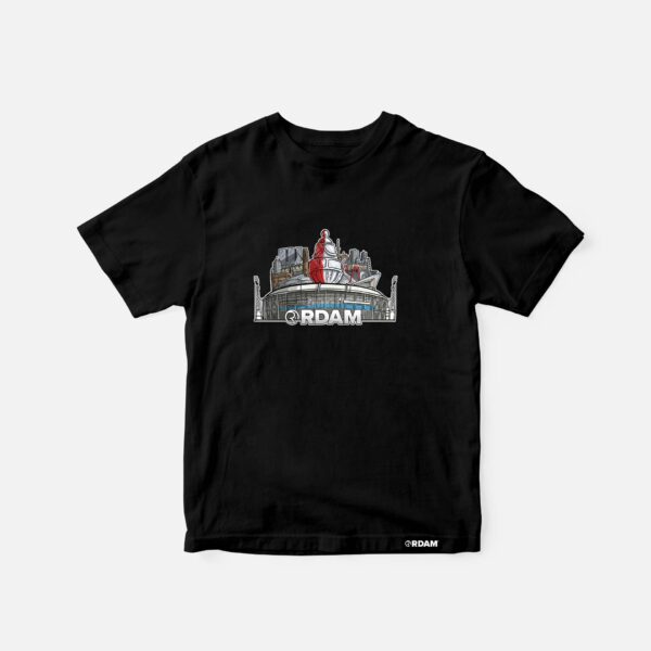 RDAM® | Feyenoord Kuip Beker Editie op Zwart | Kinder T-Shirt