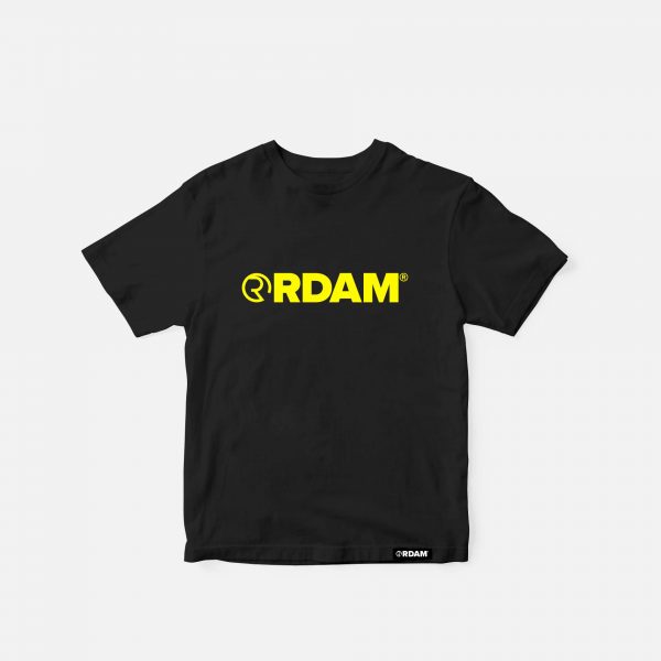 RDAM® | Neon Yellow op Zwart | Kindershirt