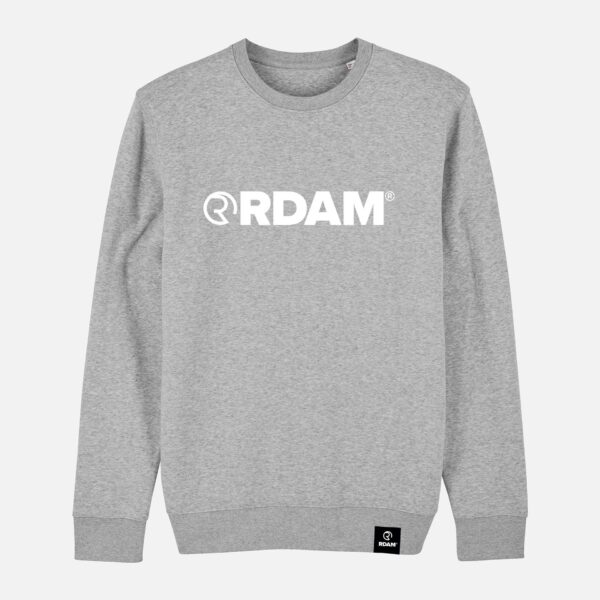 RDAM® | Classic Iconic Wit op Heather Grey | Sweater