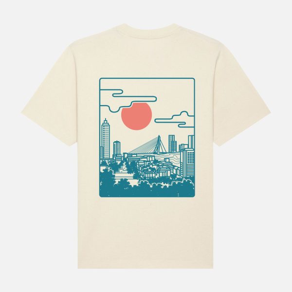 RDAM® | Skyline Lineart op Creme | T-Shirt