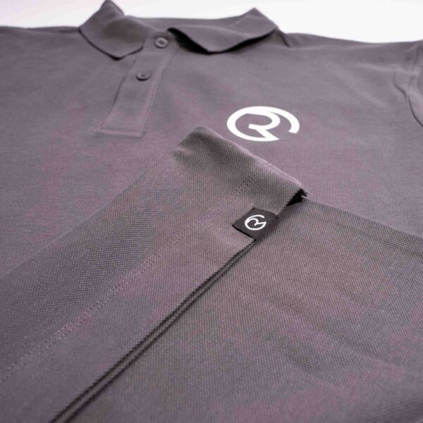 RDAM® | Iconic 3d Wit op Antraciet | Poloshirt