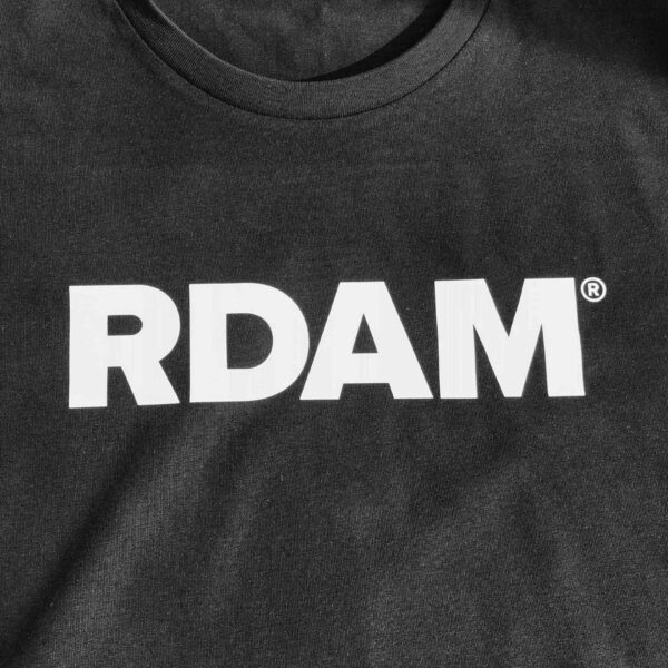 RDAM® Rotterdam shirt Wit op Zwart met rdam letters