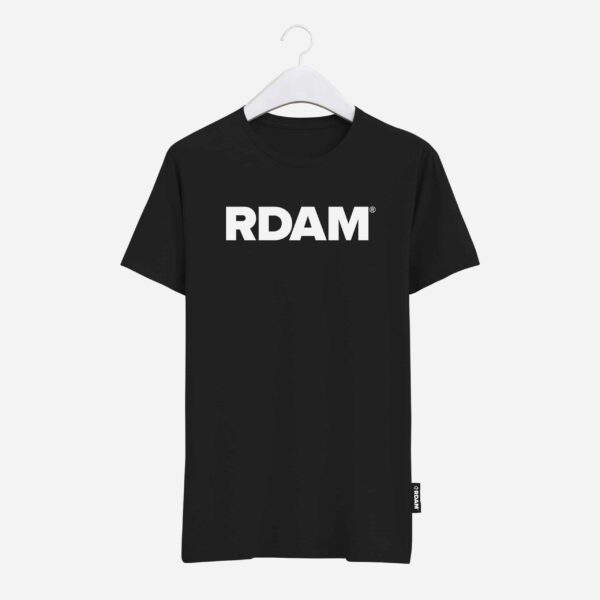 RDAM® Rotterdam shirt Wit op Zwart met rdam letters