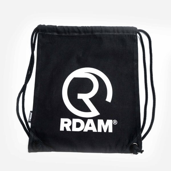 RDAM® | Wit op Zwart | Gym Bag