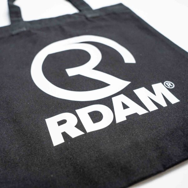 RDAM® | Wit op Zwart | Tote Bag Premium