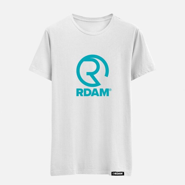 RDAM® | Iconic Tiffany op Wit | T-Shirt