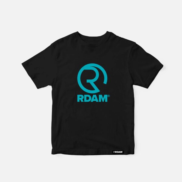 RDAM® | Icon Tiffany op Zwart | Kinder T-Shirt
