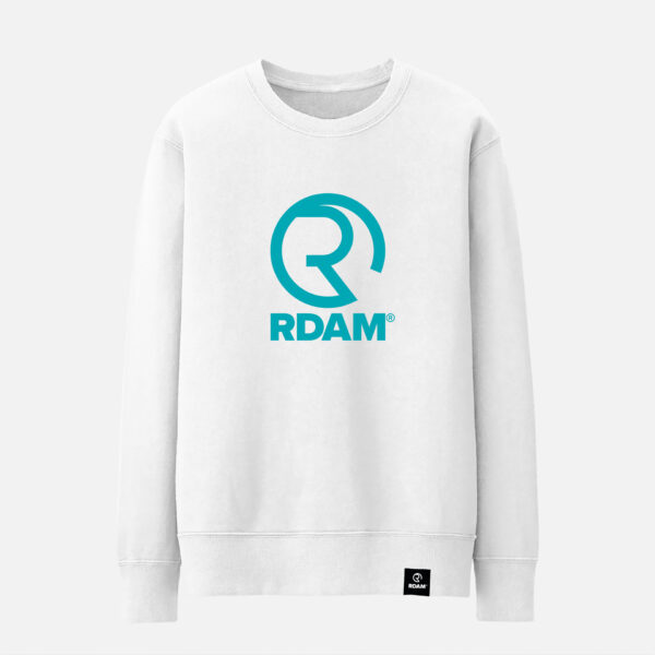 RDAM® | Iconic Tiffany op Wit | Sweater