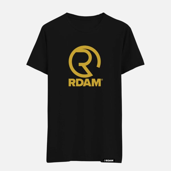RDAM® | Iconic Yellow op Zwart Flock | T-Shirt