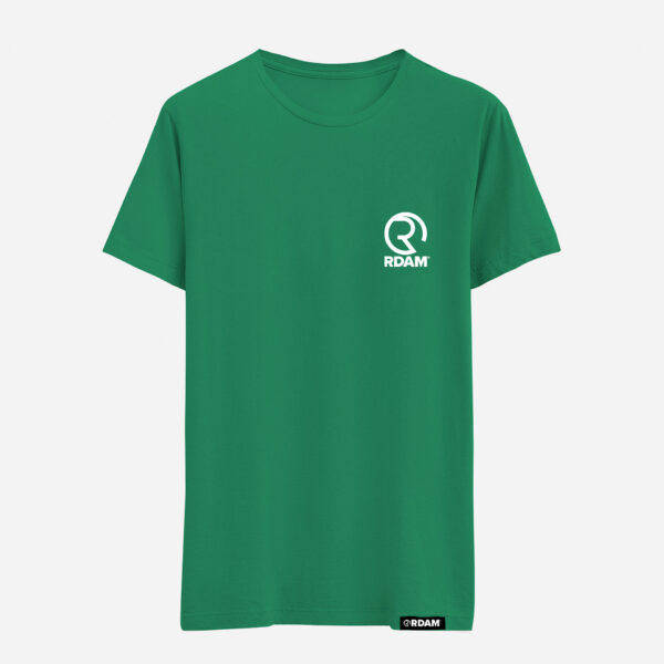 RDAM® | Classic Iconic Wit op Groen | T-Shirt