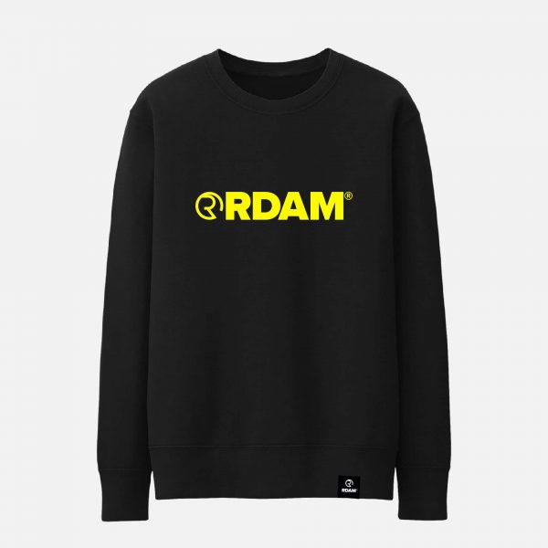 RDAM® | Neon Yellow op Zwart | Sweater