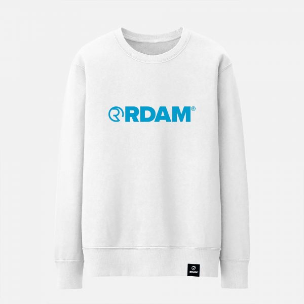 RDAM® | Neon Blue op Wit | Sweater