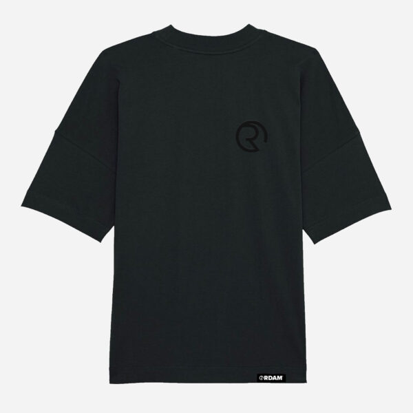 RDAM® | Iconic 3D Zwart op Zwart | Oversized T-Shirt