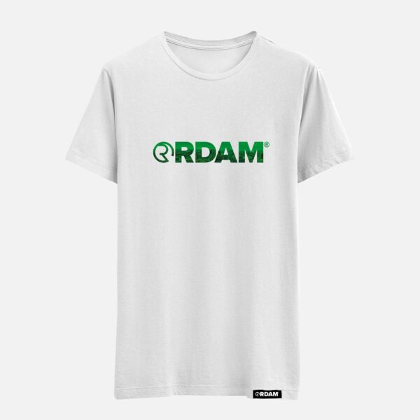 RDAM® | Vaderdag cadeautip | Rotterdam Skyline Groen op Wit | T-Shirt