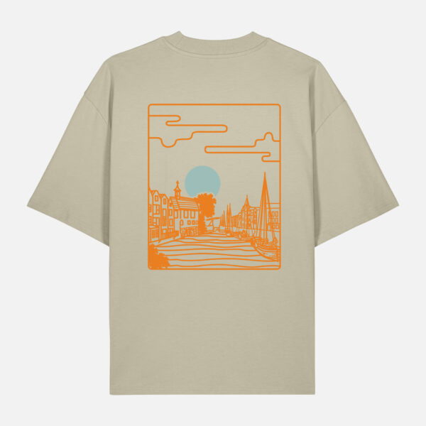 RDAM® | Historisch Delfshaven op Stone | Oversized T-Shirt