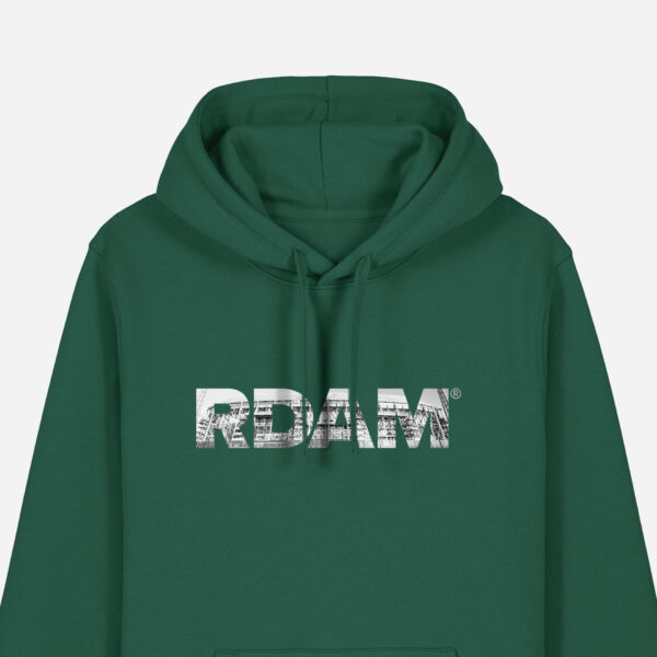 RDAM® | Iconic 3D Wit op Bottle Green | Hoodie
