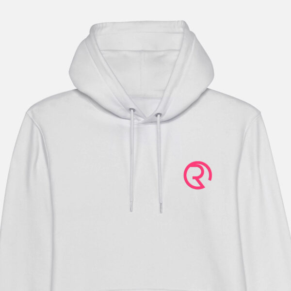 RDAM® | Iconic Neon Pink op Wit | Hoodie