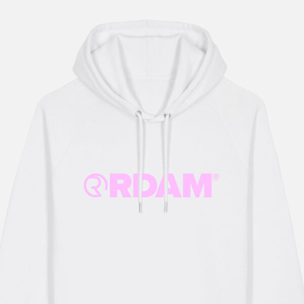 RDAM® | Iconic Essential Soft Pink op Wit | Hoodie