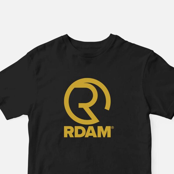 RDAM® | Iconic Yellow op Zwart Flock | Kindershirt