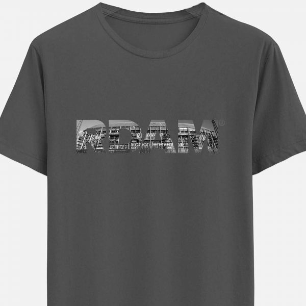 RDAM® | Feyenoord Kuip op Antraciet | T-Shirt