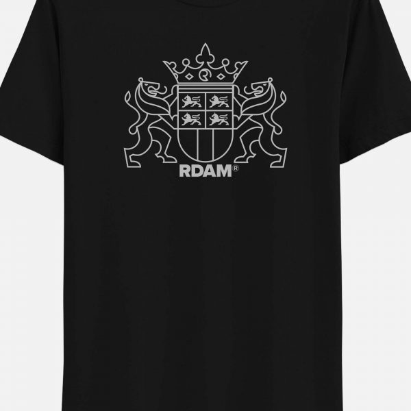 RDAM® | Sterker Door Grijs op Zwart | T-Shirt