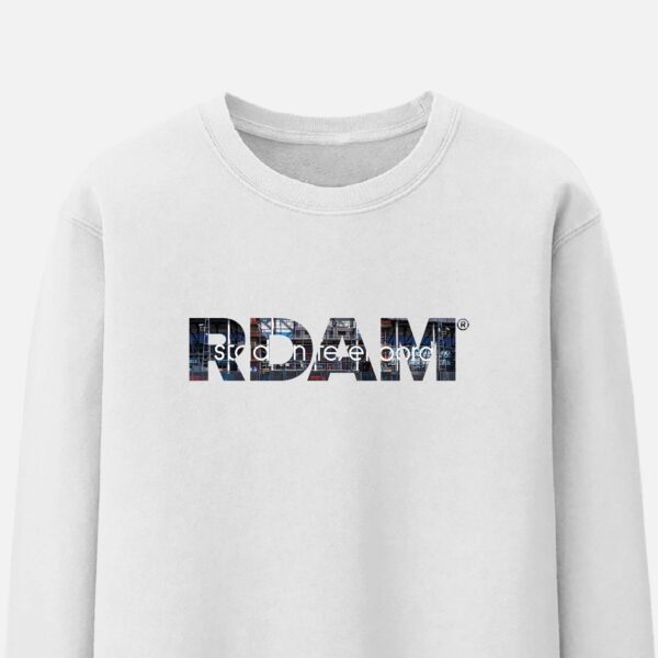 RDAM® | Feyenoord Kuip Kleur Editie op Wit | Sweater