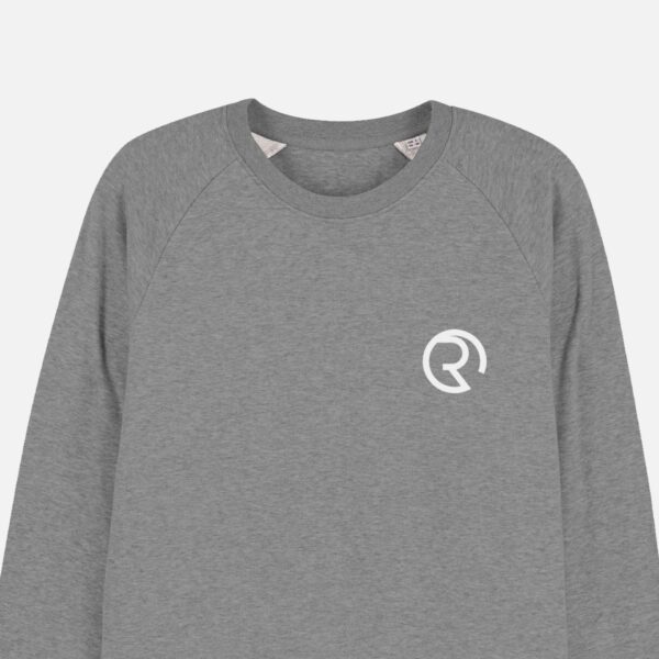 RDAM® | Iconic 3D Wit op Mid Heather Grey | Sweater