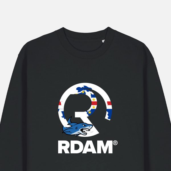RDAM® | 'Blue Shark' Editie op Zwart | Sweater