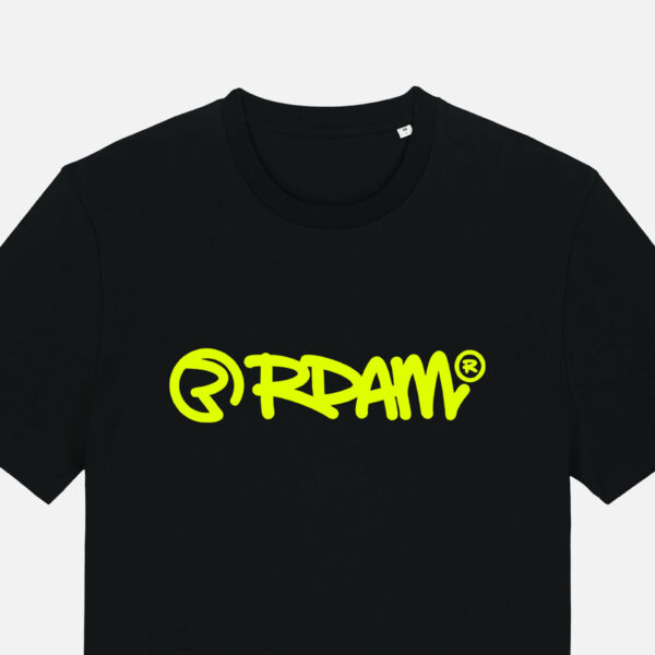 RDAM® | SW Editie Neon Geel op Zwart | T-Shirt