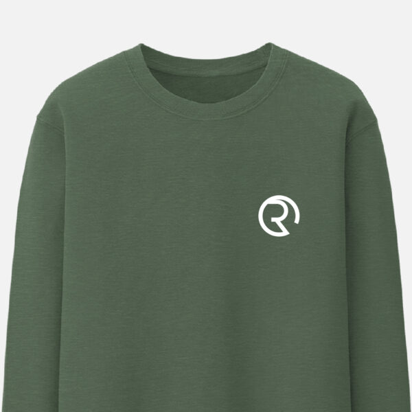 RDAM® | Iconic 3D Wit op Heather Green | Sweater