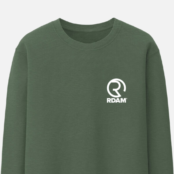 RDAM® | Classic Iconic Wit op Heather Green | Sweater