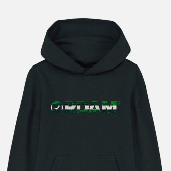 RDAM® | Feyenoord Kuip GWG op Zwart | Kinder Hoodie