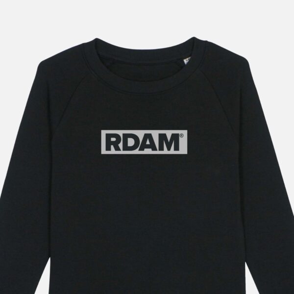 RDAM® | Reflective op Zwart | Kinder Sweater