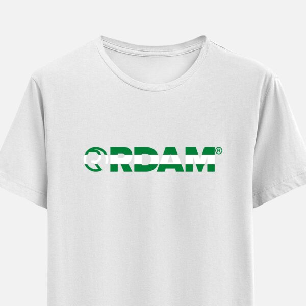RDAM® | Groen Wit Groen Editie op Wit | T-Shirt