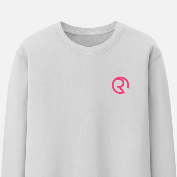 RDAM® | Iconic Neon Pink op Wit | Sweater