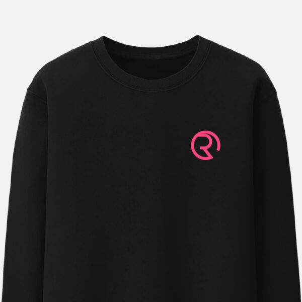 RDAM® | Iconic Neon Pink op Zwart | Sweater
