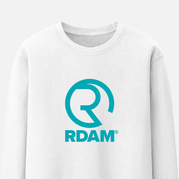 RDAM® | Iconic Tiffany op Wit | Sweater