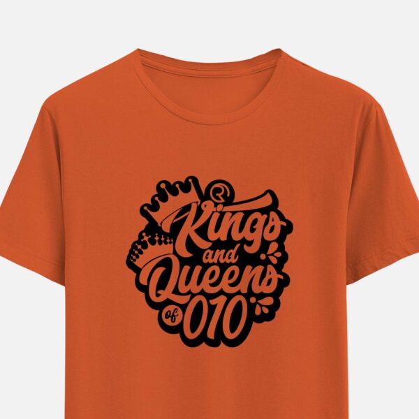RDAM® | Kings and Queens Editie Zwart op Oranje | Shirt