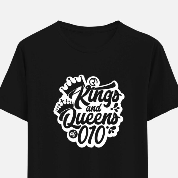 RDAM® | Kings and Queens Editie Wit op Zwart | Shirt