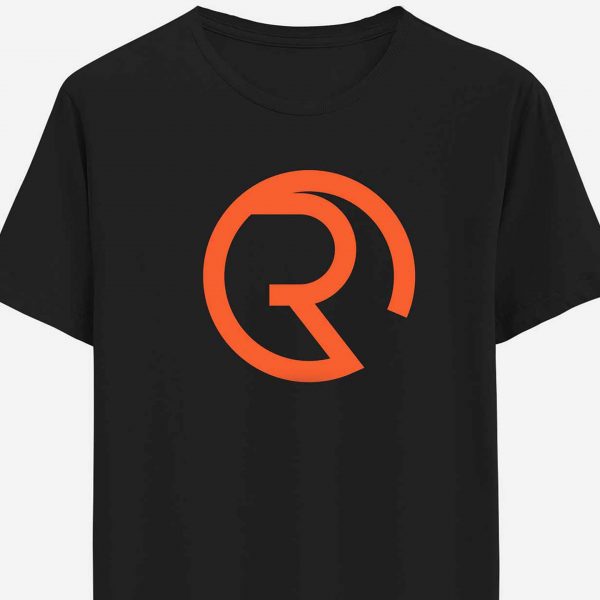 RDAM® | Iconic Neon Oranje op Zwart | T-Shirt
