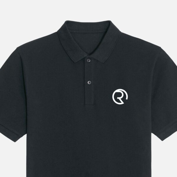 RDAM® | Iconic 3d Wit op Zwart | Poloshirt
