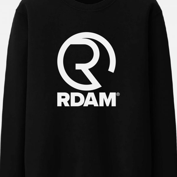 RDAM® | Iconic Wit op Zwart | Sweater