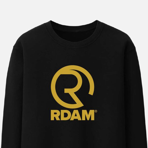 RDAM® | Iconic Yellow op Zwart Flock | Sweater